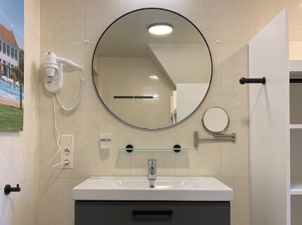Badkamer met douche